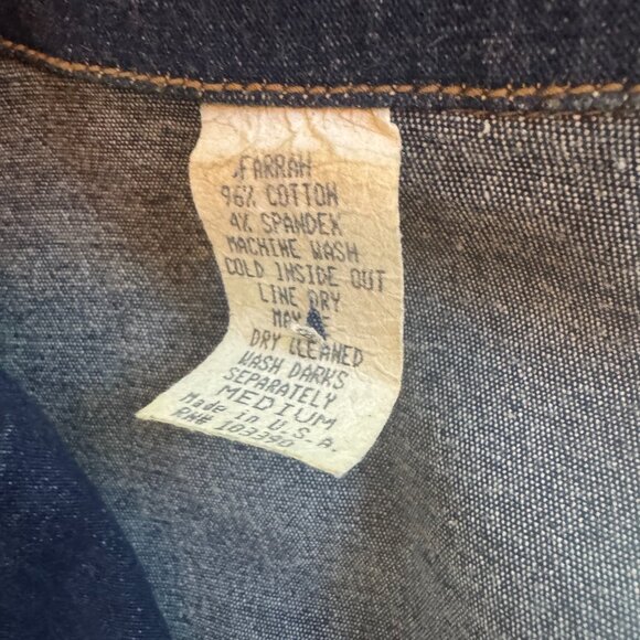 Frankie B. Vintage 90s Denim Jumpsuit | Medium - Picture 15 of 15